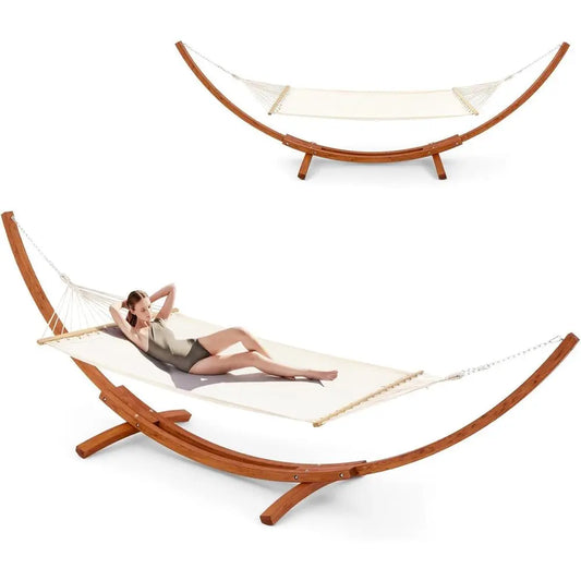 13 T Hammock with Stand, Heavy Duty Hammock Stand, 2 Person Heavy Large Hammock Bed or Porch, Patio, Balcony, Garden, Backyard,