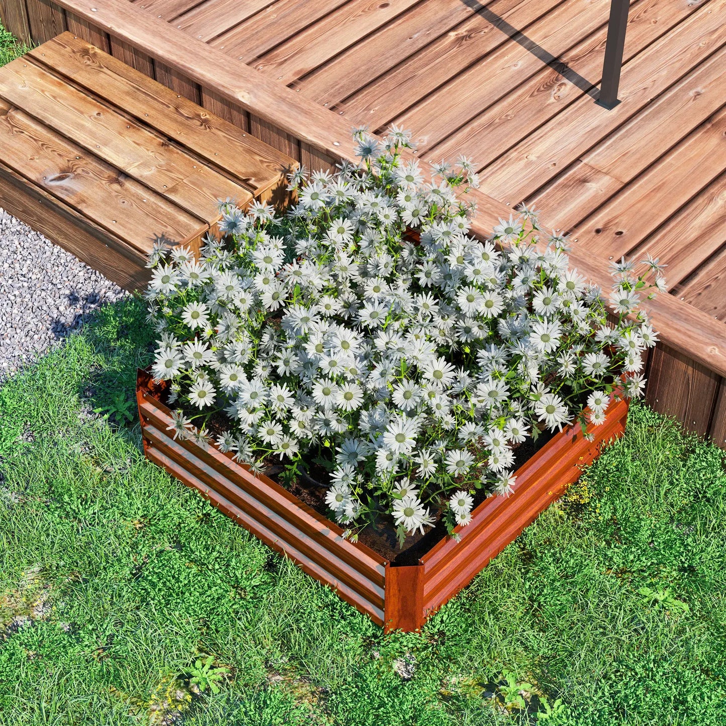 Galvanized Raised Garden Beds for Outdoor Vegetables and Flowers