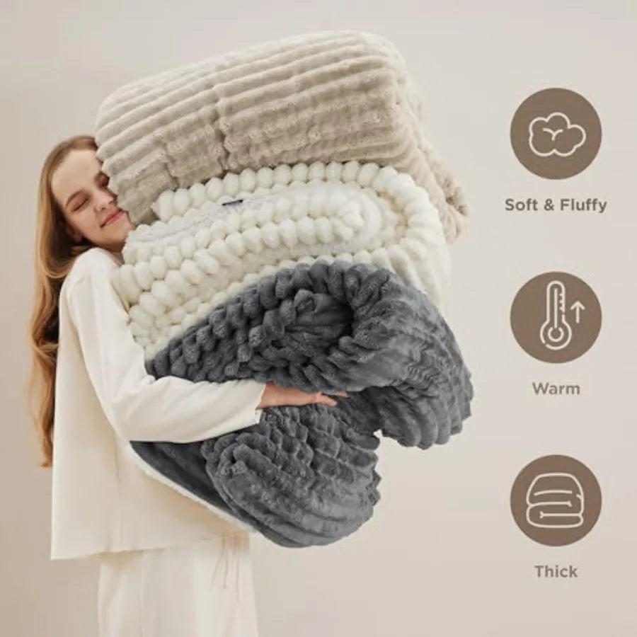 Sherpa Blanket Ultra Soft Fleece For Winter Warmth And Comfort